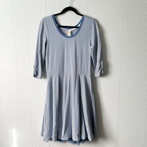 Matilda Jane Womens Dress Medium Cotton A Line Pullover Stretch Preppy Modest